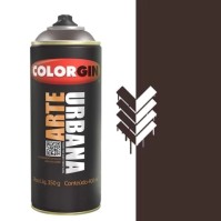 TINTA SPRAY ARTE URBANA MARROM CAFÉ 400ML COLORGIN