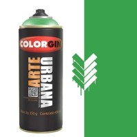 TINTA SPRAY ARTE URBANA VERDE ERVILHA 400ML COLORGIN