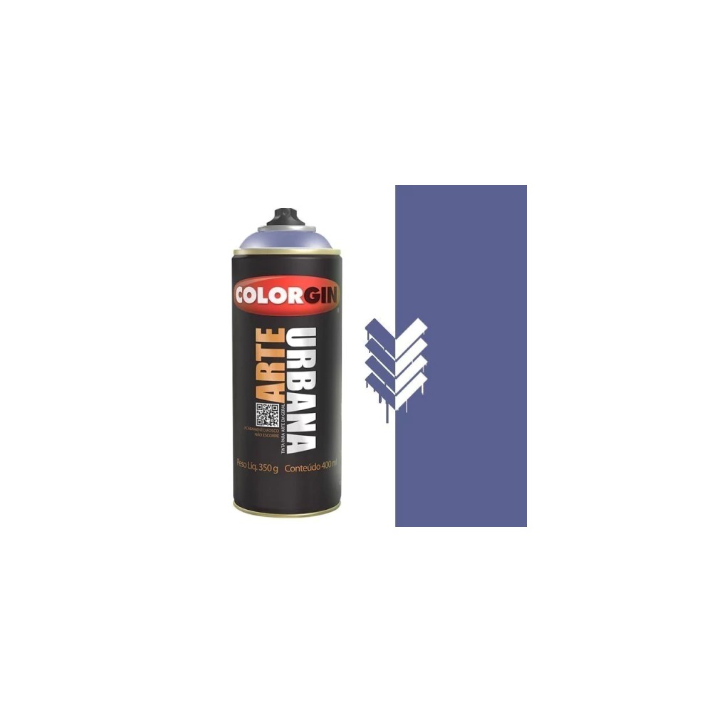 TINTA SPRAY ARTE URBANA VIOLETA 400ML COLORGIN