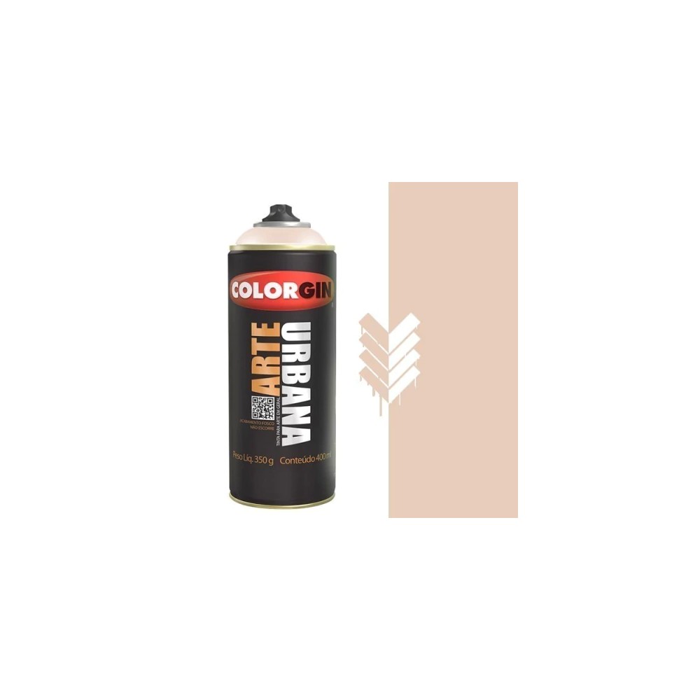 TINTA SPRAY ARTE URBANA AREIA 400ML COLORGIN