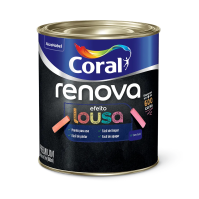 TINTA RENOVA LOUSA ACETINADO PRETO 800ML CORAL